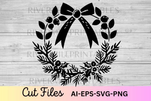 Download Christmas Wreath SVG PNG File - Christmas wreath svg Collection