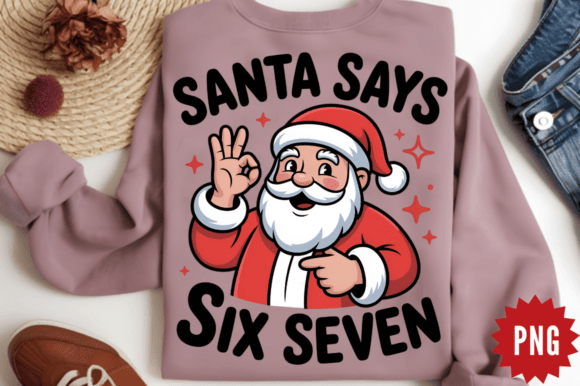Download Santa Says Six Seven Sublimation Design - Premium Resources