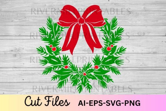 Download Christmas Wreath SVG Cut File - Christmas wreath svg Collection