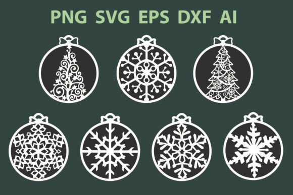 Download Christmas Tree Balls, Tree Decorations - Premium Bundle