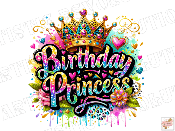 Download Girly Birthday Png Birthday Princess Png - Princess Collection