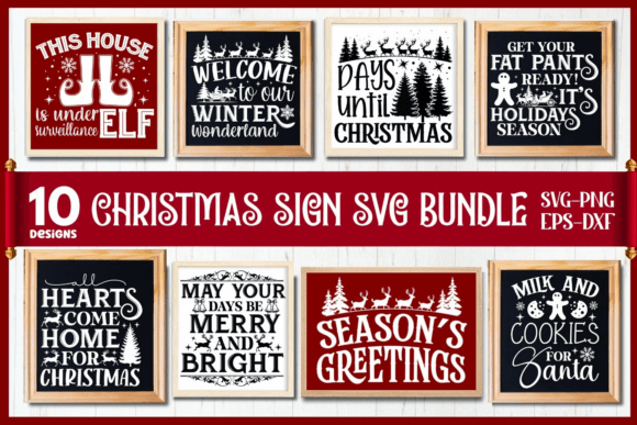 Download Farmhouse Christmas Sign SVG Bundle - Farmhouse christmas sign svg bundle Collection